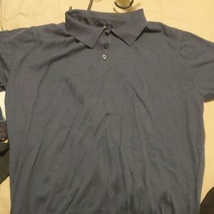 Brand new Stafford Pollo shirt navy blue